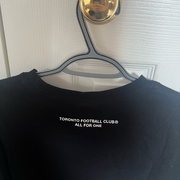 OVO Black Tee with Gold Owl and Red Scarf - Picture 4 of 4